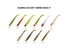 KUBIRA 3D SOFT SWIM SHAD 5 PG01