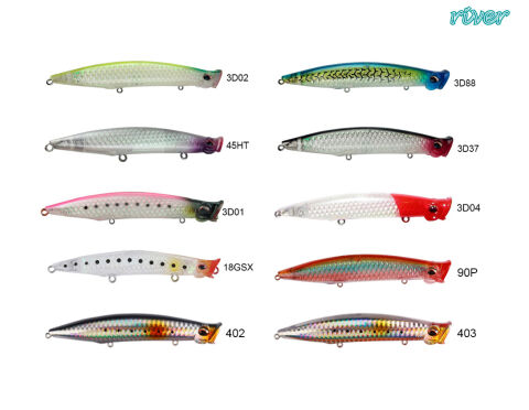 River Pop'n Catch 3D 125 12.5Cm 19G Popper Sahte Balık 04