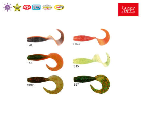 LUCKY JOHN J.I.B. TAIL 1.5'' 3.8 CM 15P S67
