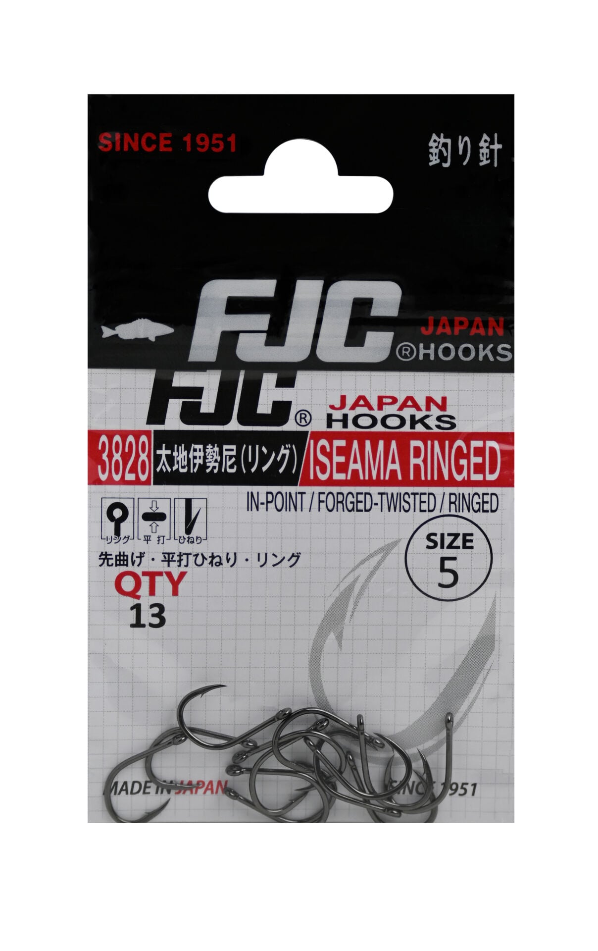 FJC3828 ISEMA FUTOJI RINGED BLACK NIKEL