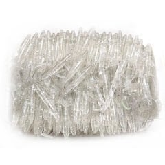 Sasi Silikon 3.5cm 250P Gümüş Simli