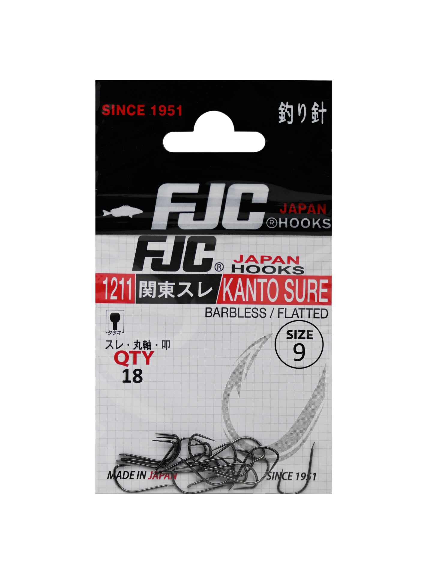 FJC1211  KANTO SURE BLACK NIKEL