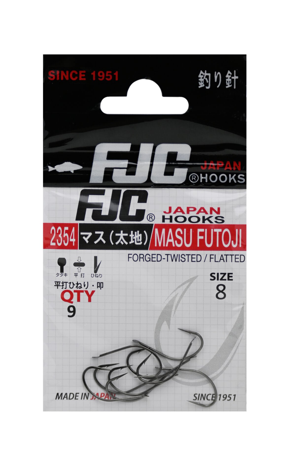 FJC2354 MASU FUTOJI BLACK NIKEL