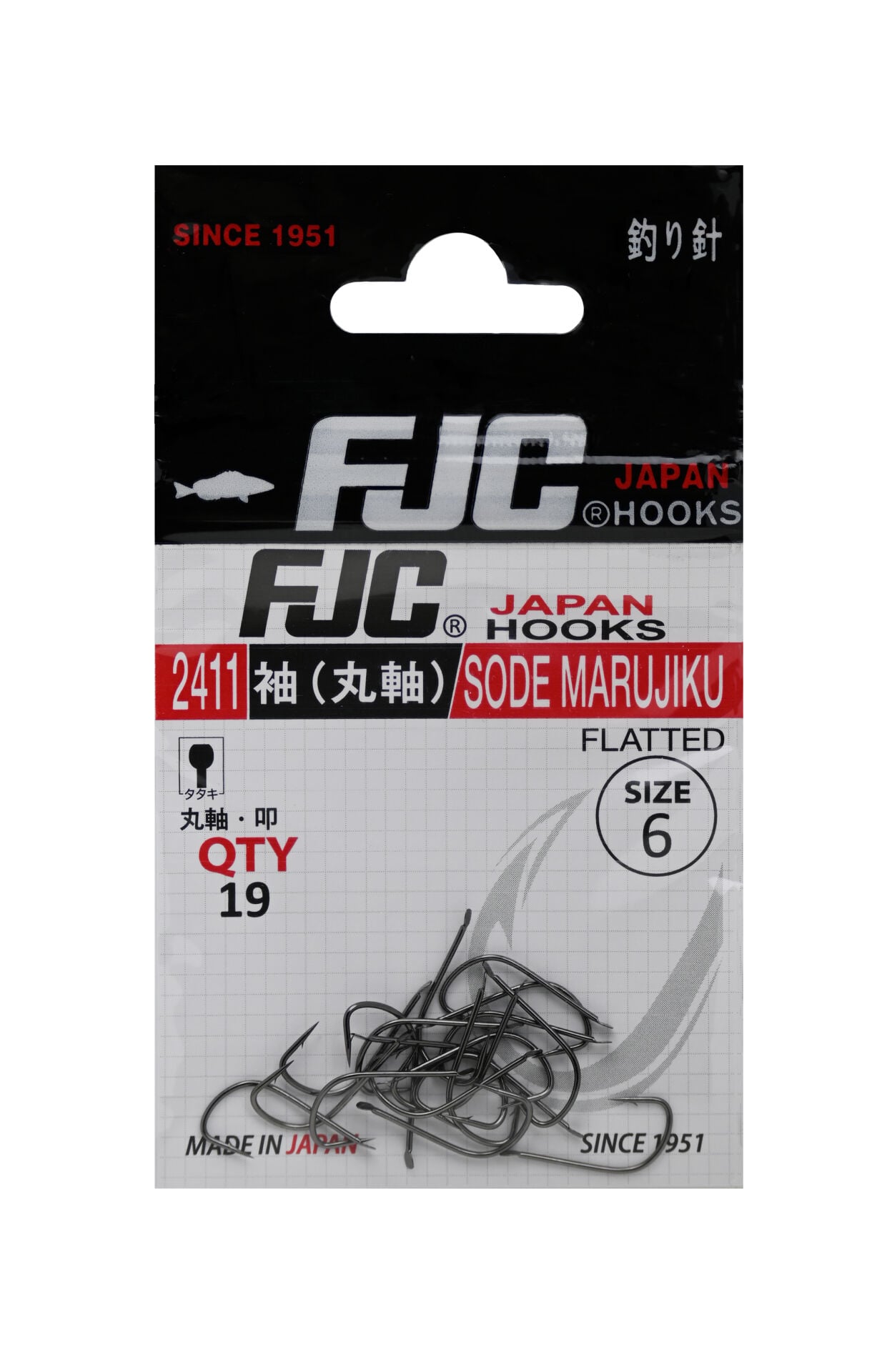 FJC2411 SODE MARUJIKU BLACK NIKEL