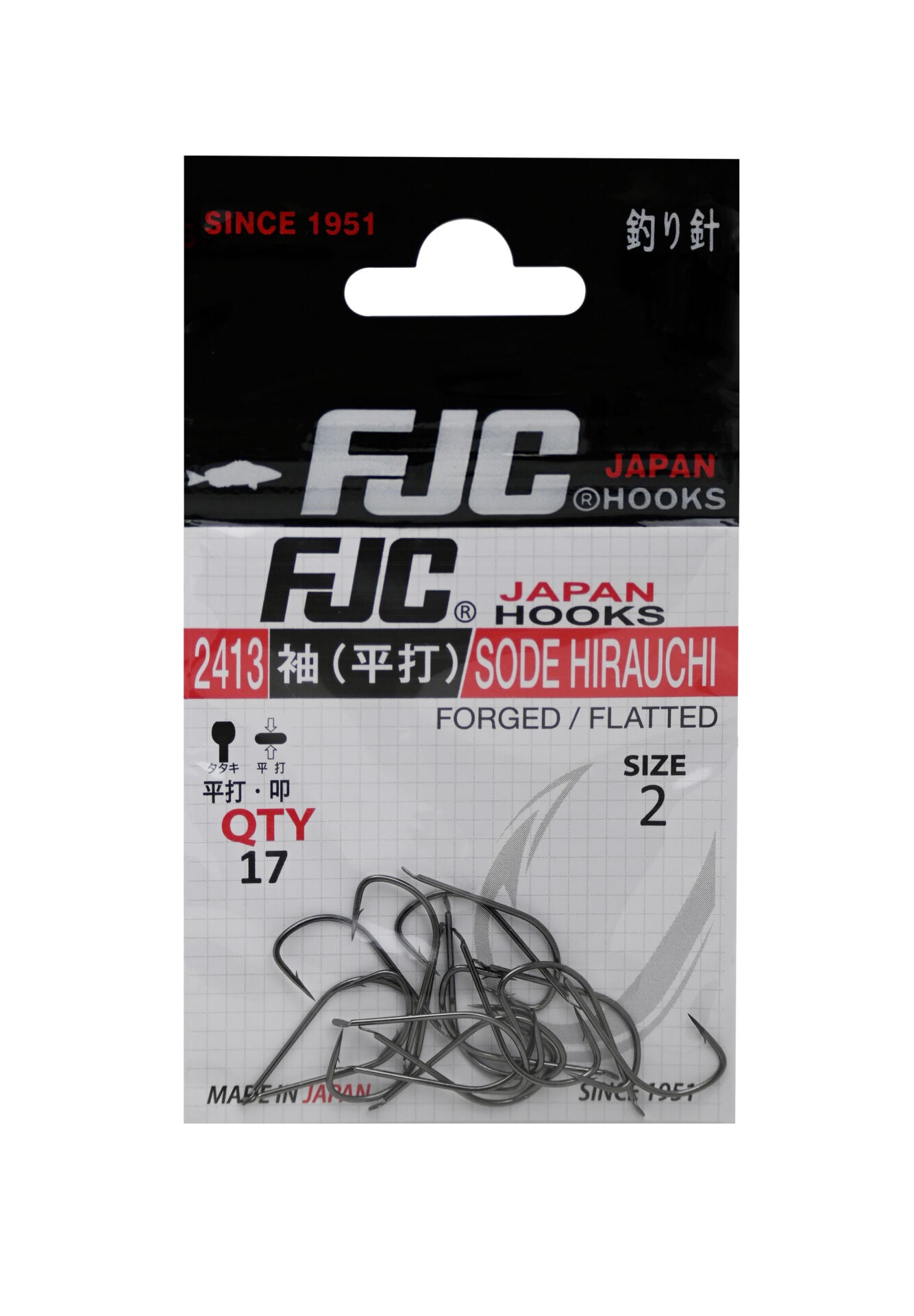 FJC2413 SODE HIRAUCHI BLACK NIKEL