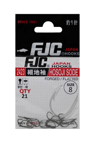 FJC2423 HOSOJI SODE BLACK NIKEL