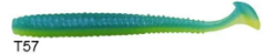 Lucky John S-Shad Tail 2.8'' (7.11 cm) 7P Silikon Yem T57