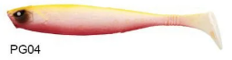Lucky John Basara 3D Soft Swim 5'' (12.7 cm) 4P Silikon Yem PG04