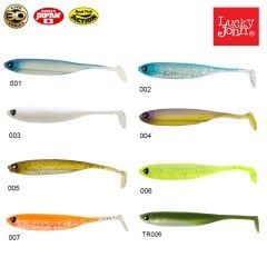 Lucky John Makora 3D Shad Tail 5'' (12.7 cm) 4P Silikon Yem 007