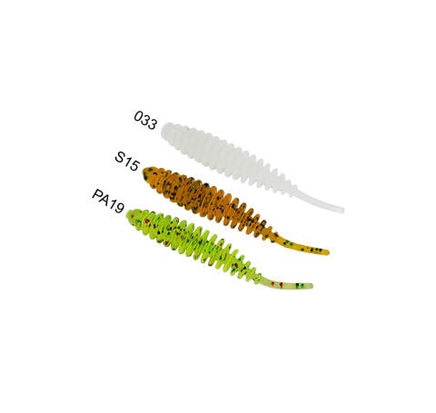 LUCKY JOHN ULTRA WORM 1'' (033/ S15 / PA19 )2.54 CM  60P