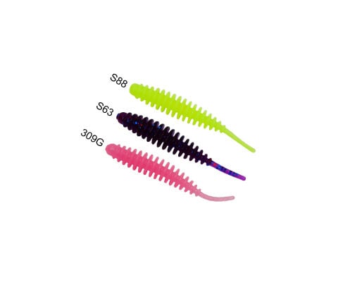 LUCKY JOHN ULTRA WORM 1''  (S88/ S63 / 309G ) 2.54 CM  60P