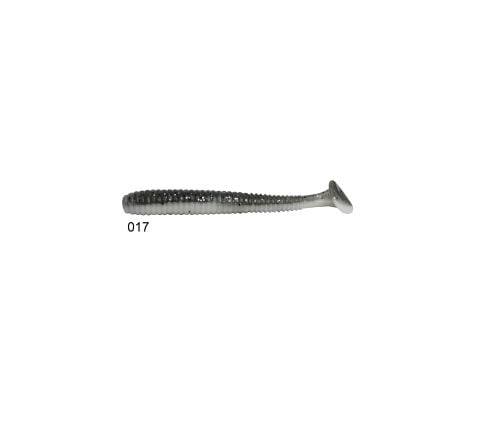 Lucky John S-Shad Tail 3.8'' (9.65 cm) 5P Silikon Yem 017