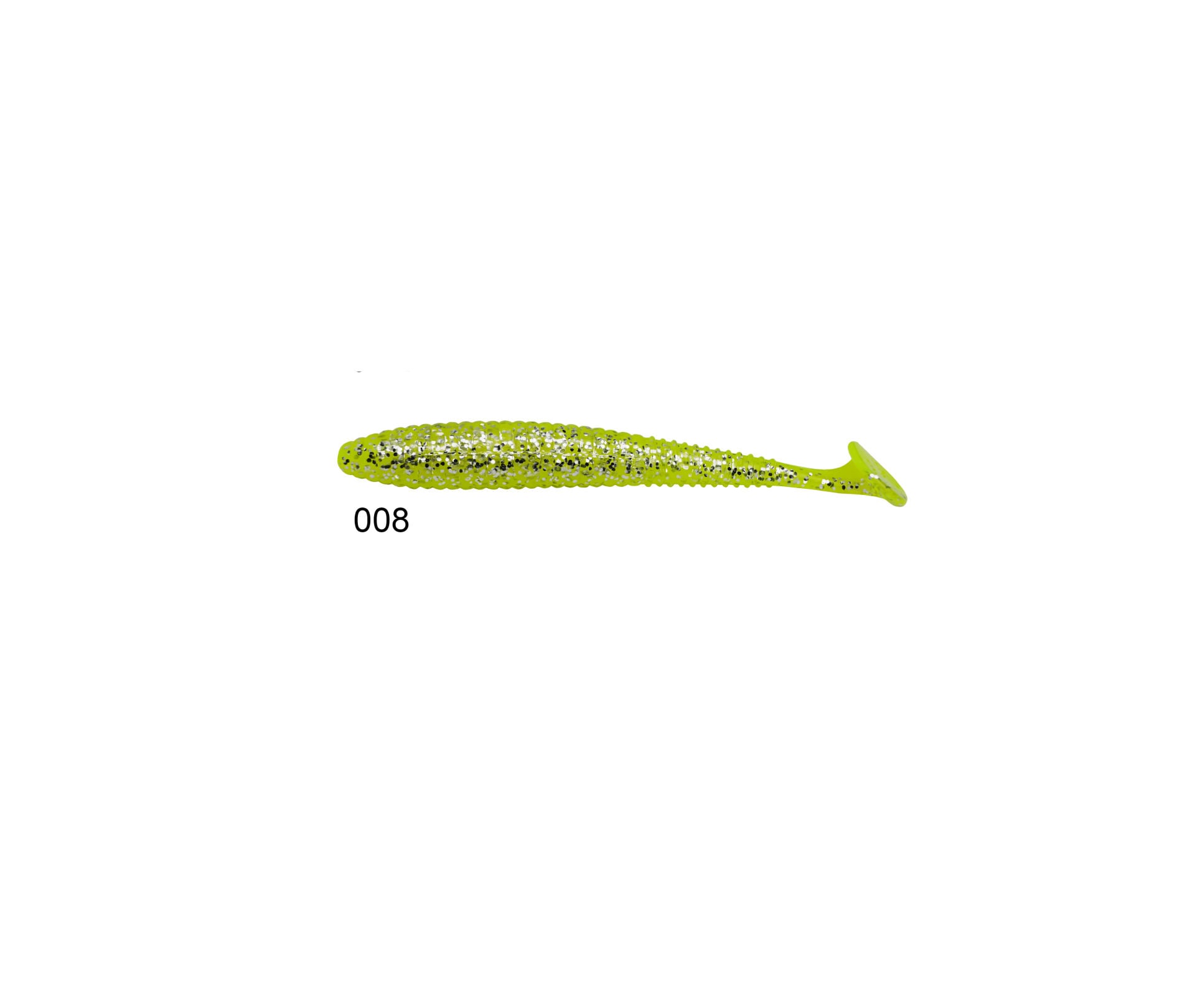 Lucky John S-Shad Tail 3.8'' (9.65 cm) 5P Silikon Yem 008