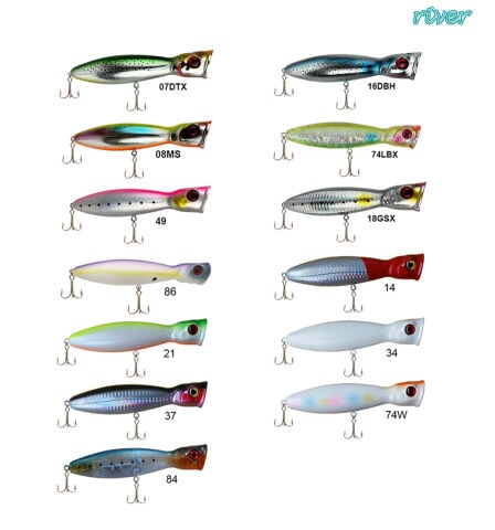 River Bighead Pop 130 13 cm 36 gr Popper Maket Balık 74LBX