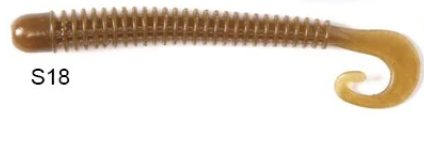 Lucky John Ballist 4'' (10.16 cm) 6P Silikon Yem S18