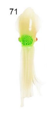 Solid squid 7cm 6pack Yeşil