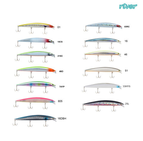 River Cyrstal Min 115F 11.5Cm 12.5G Maket Balık 16DBH