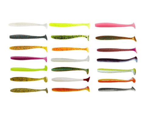 Lucky John S-Shad Tail 2.8'' (7.11 cm) 7P Silikon Yem 009