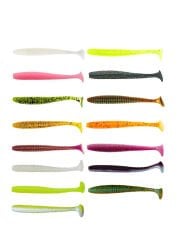 Lucky John S-Shad Tail 2.8'' (7.11 cm) 7P Silikon Yem PA01