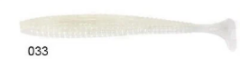 Lucky John S-Shad Tail 3.8'' (9.65 cm) 5P Silikon Yem 033