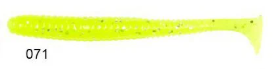 Lucky John S-Shad Tail 3.8'' (9.65 cm) 5P Silikon Yem 071