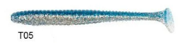 Lucky John S-Shad Tail 3.8'' (9.65 cm) 5P Silikon Yem T05