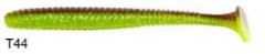 Lucky John S-Shad Tail 3.8'' (9.65 cm) 5P Silikon Yem T44